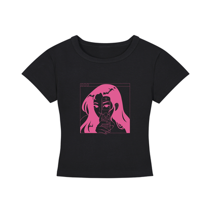 HER EYES Women's Cropped T-Shirt
