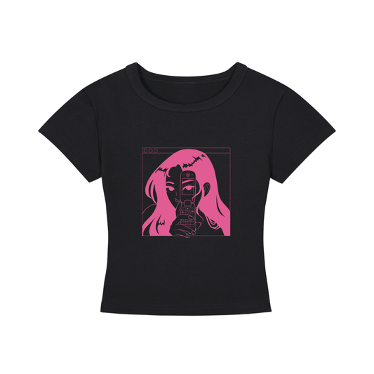 HER EYES Women's Cropped T-Shirt