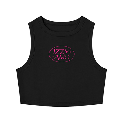 IZZY AMO Women's Crewneck Cropped Tank Top