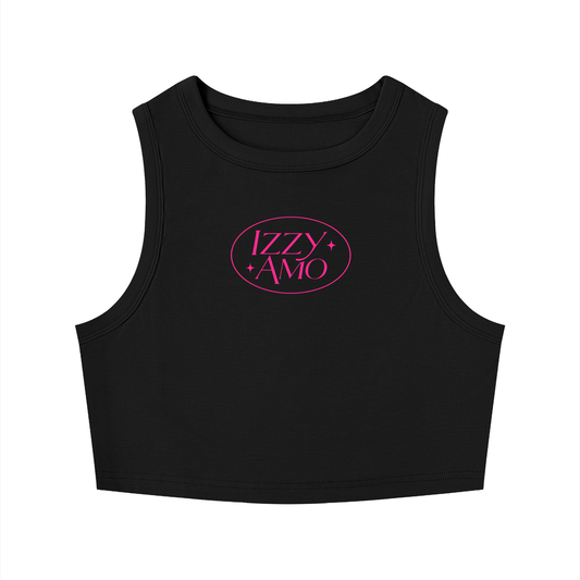IZZY AMO Women's Crewneck Cropped Tank Top