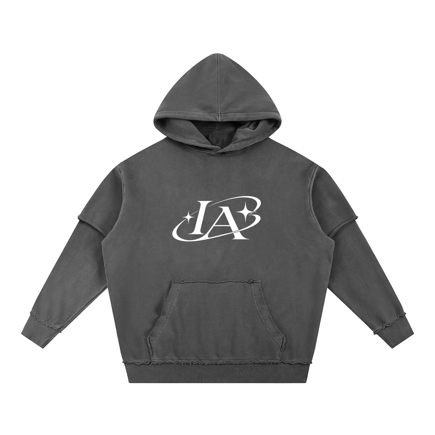 IA Raw Edge Double Layered Hoodie