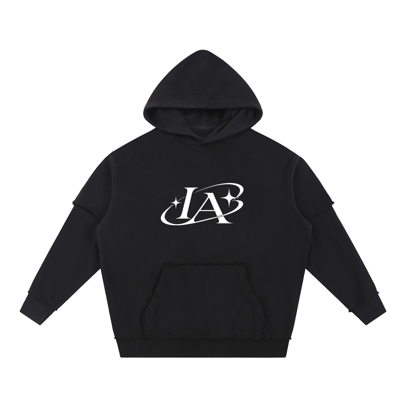 IA Raw Edge Double Layered Hoodie