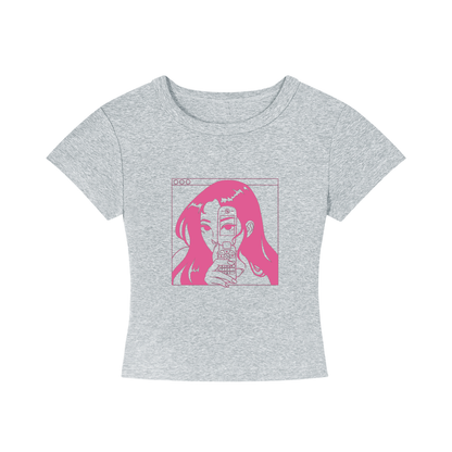 HER EYES Women's Cropped T-Shirt