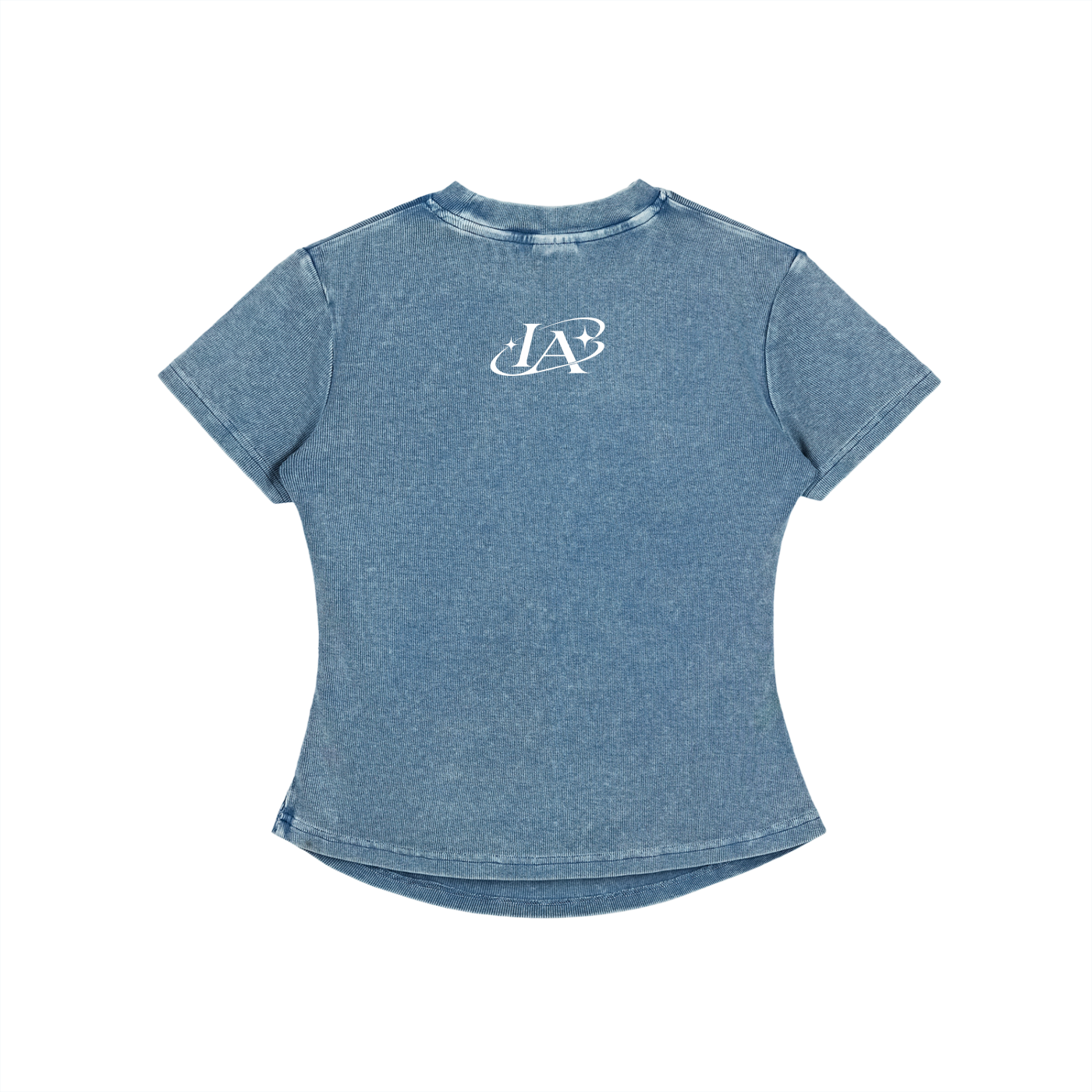 IZZY AMO Women's Vintage Washed Bodycon Cotton T-Shirt