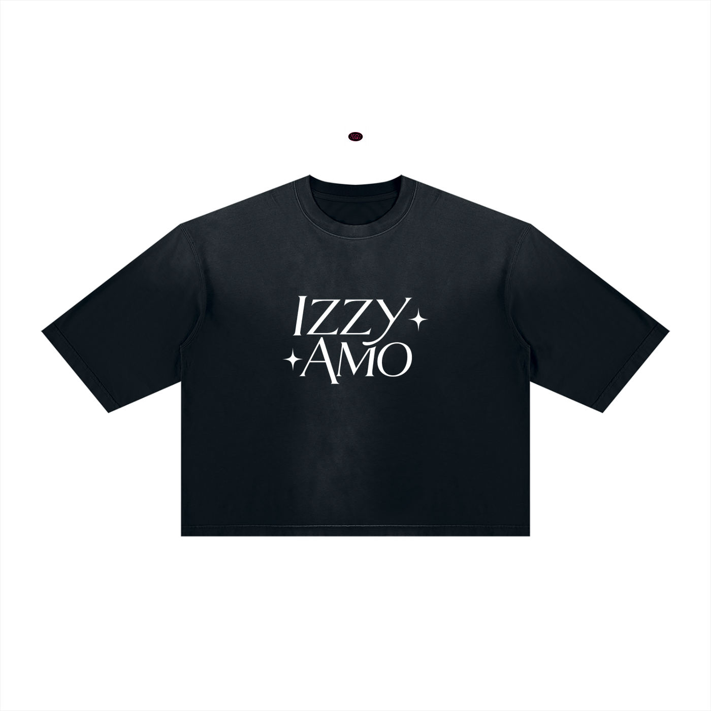IZZY AMO Unisex Vintage-Wash Boxy T-Shirt
