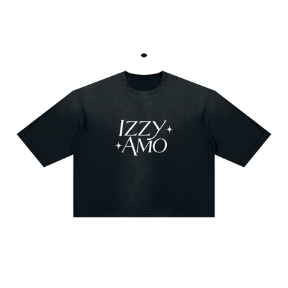 IZZY AMO Unisex Vintage-Wash Boxy T-Shirt