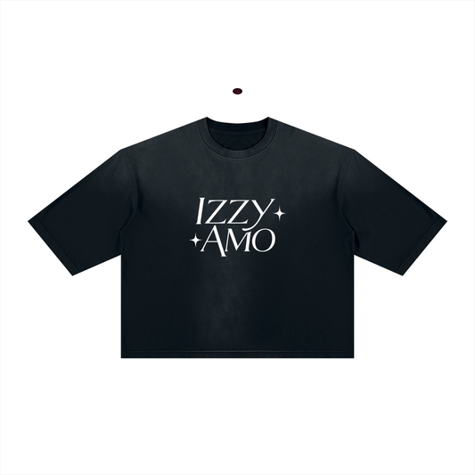 IZZY AMO Unisex Vintage-Wash Boxy T-Shirt